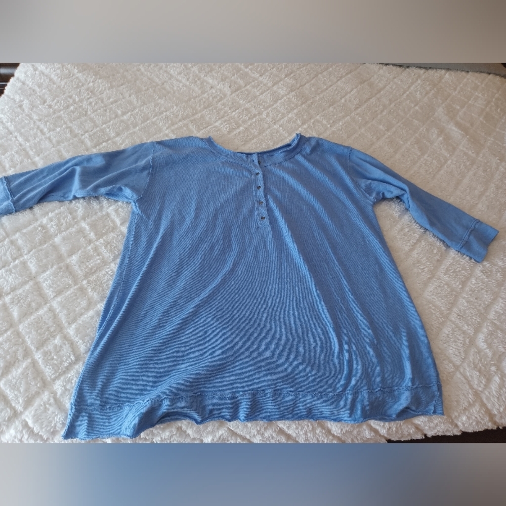 Free people Blue Women's oversized top